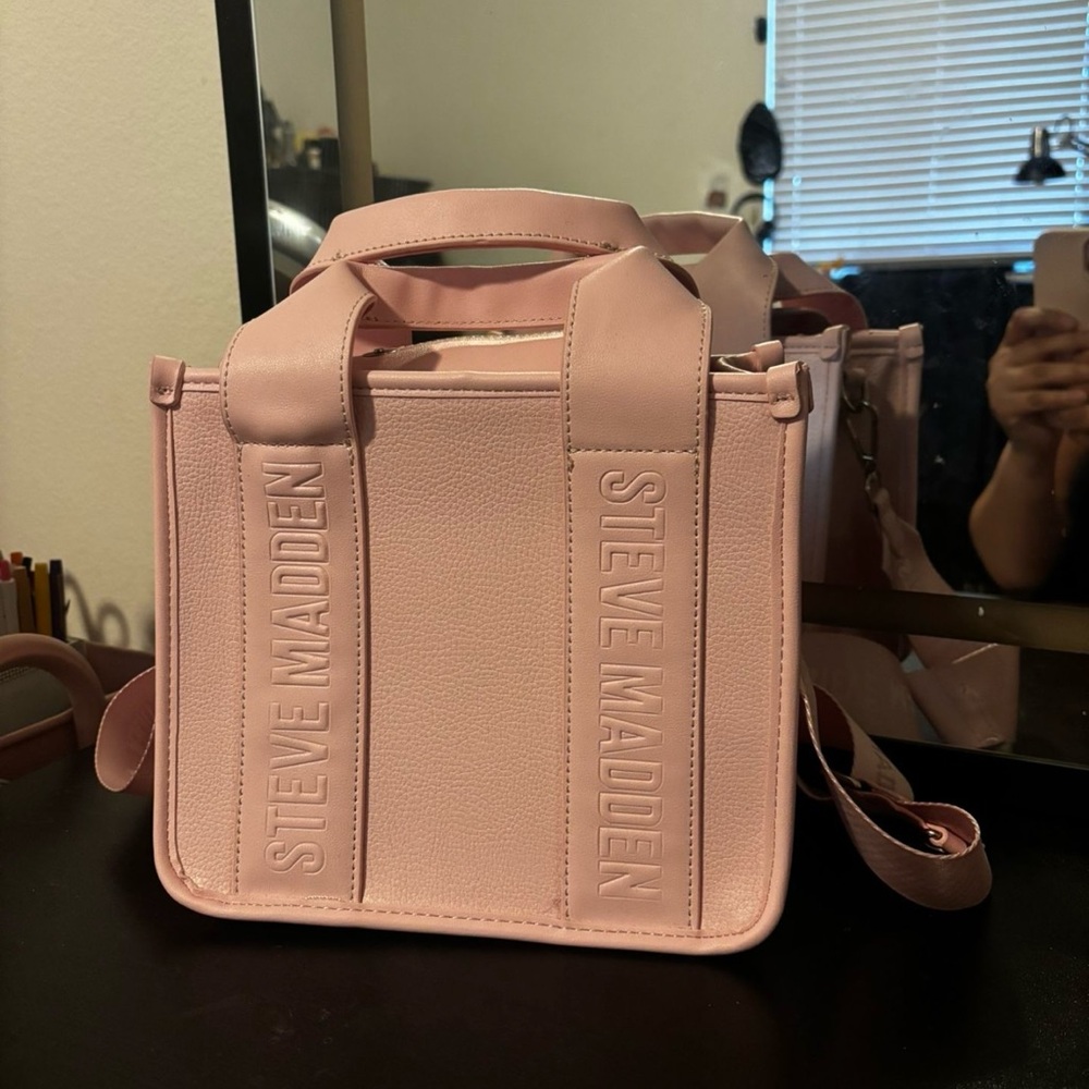 Steve Madden Pink Mini Bag with Versatile Straps